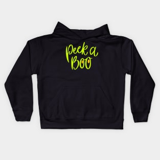 Peek A Boo Halloween Kids Hoodie